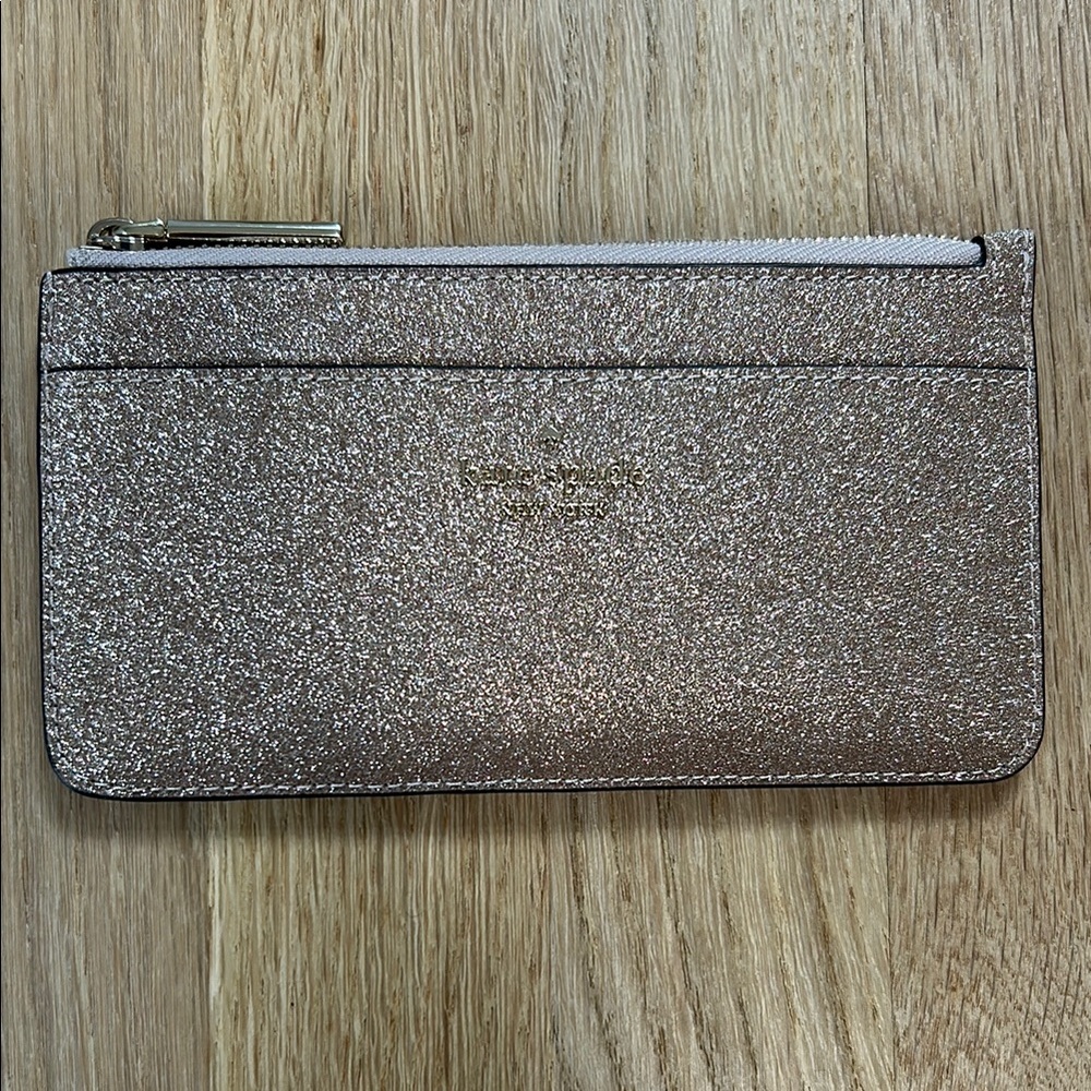 Kate Spade Sparkle Large Slim Card Holder